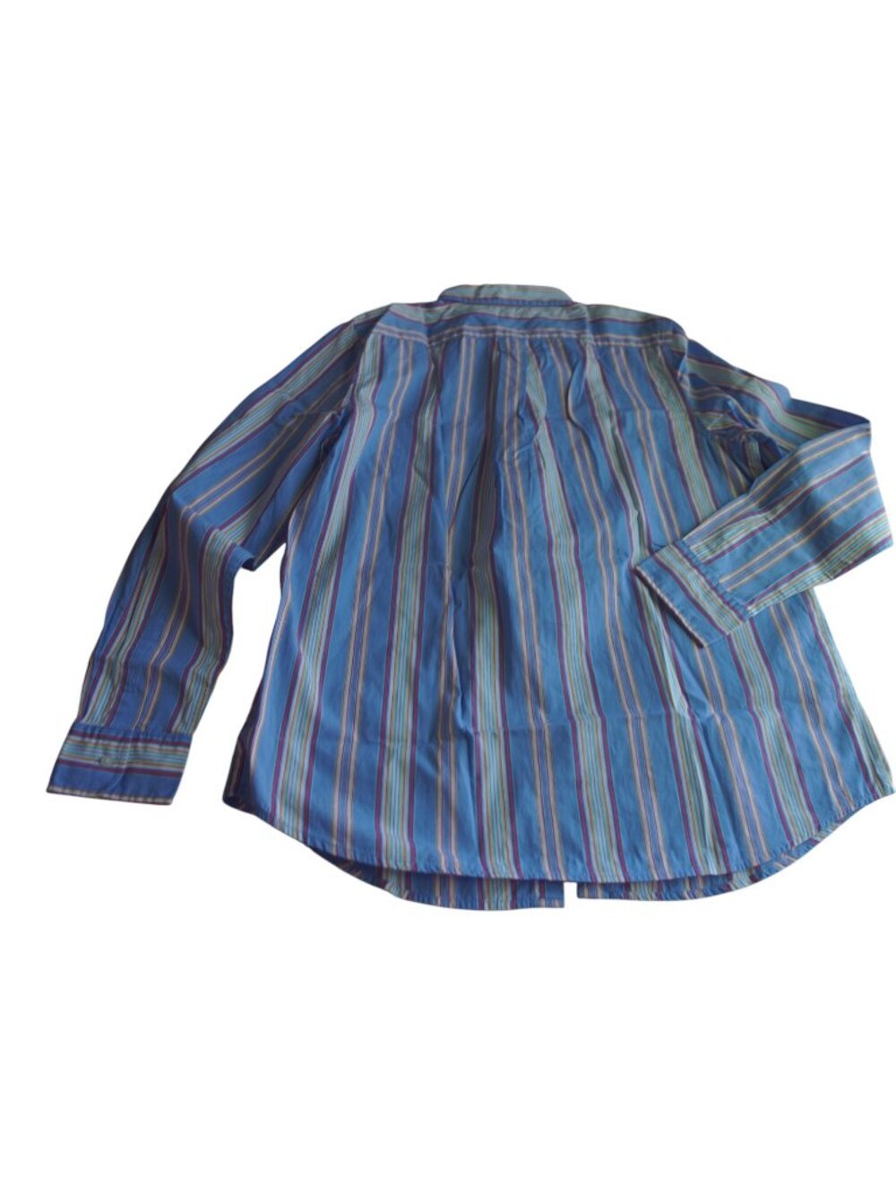 Lauren Ralph Lauren Blue Striped Shirt 14 - Picture 4 of 8